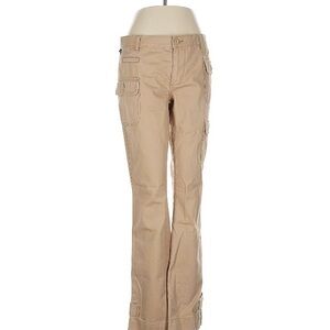 Ralph Lauren Women's Beige Straight Leg Cargo Pants